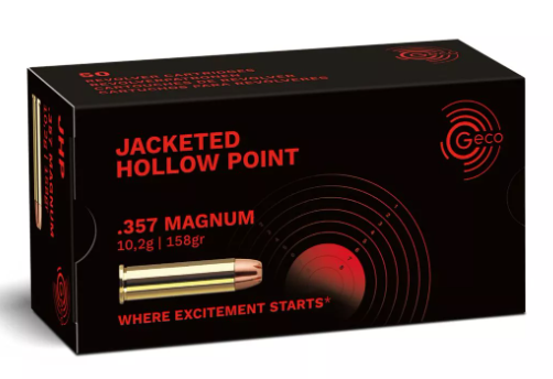 357 Magnum, JHP 10,2g, GECO