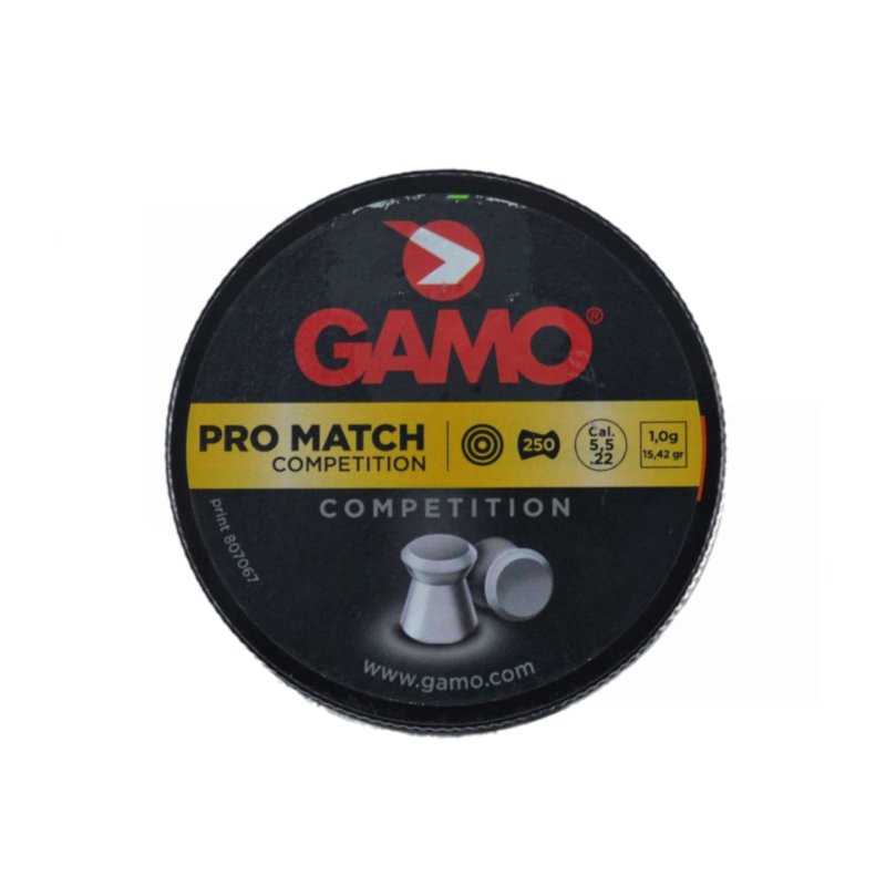 5,5 mm PRO MATCH COMPETITION, 1,0g, GAMO - 250 ks