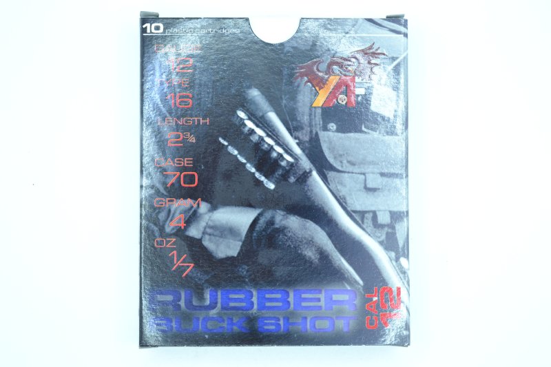12/70 Rubber Buck Shot, Yavascalar