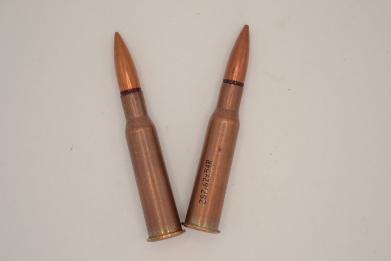 7,62x54R, FMJ, STV
