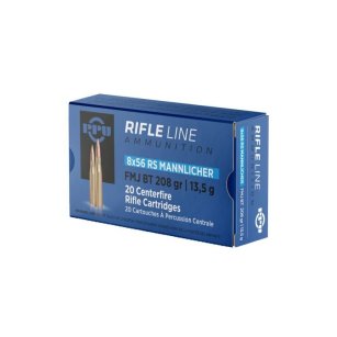 8x56RS Mannlicher, FMJ BT 13,5g, PPU