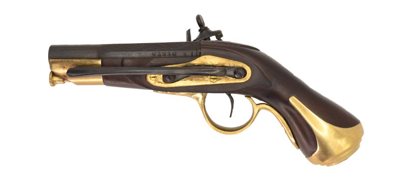 křesadlová pistole malá dekorace