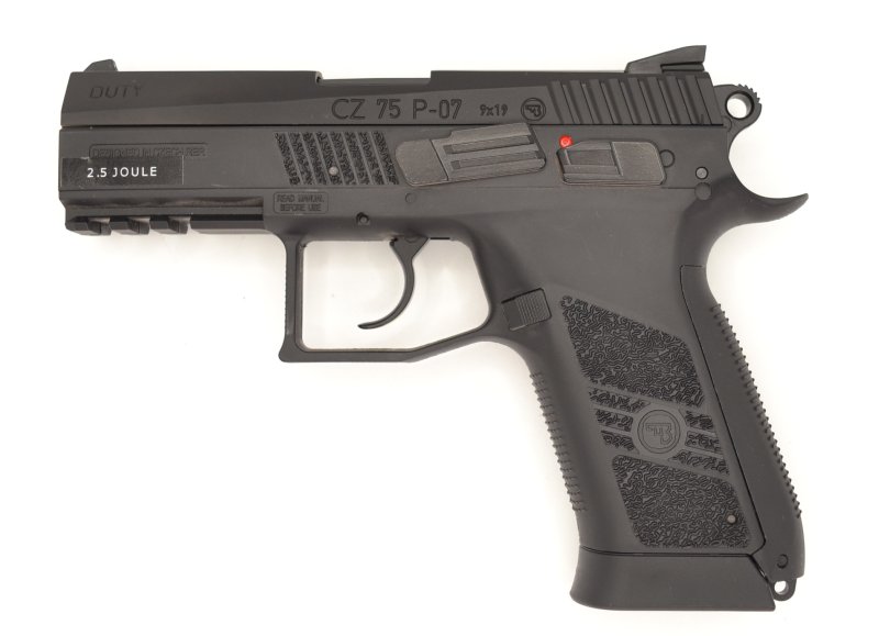 Vzduchová pistole CO2 - CZ75 P-07 DUTY  4,5mm, ASG