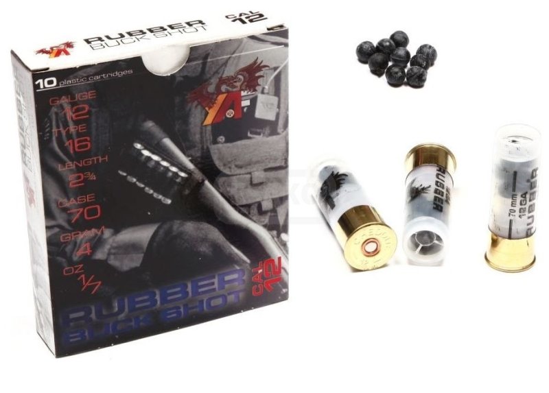 12/70 Rubber Buck Shot, Yavascalar