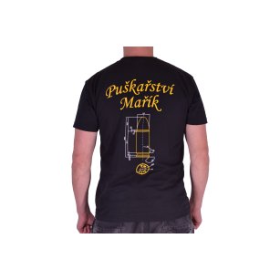 TRIČKO  pánské černé - PUŠKAŘSTVÍ MAŘÍK