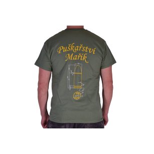 TRIČKO  pánské zelené - PUŠKAŘSTVÍ MAŘÍK