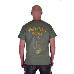 TRIČKO  pánské zelené - PUŠKAŘSTVÍ MAŘÍK