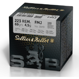 223 Remington, FMJ 4,5g, Sellier&Bellot